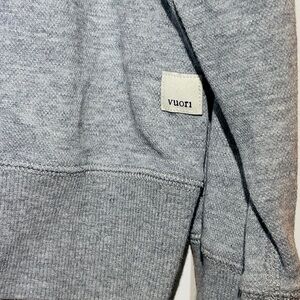 Vuori Men's Light Gray Crewneck Sweater